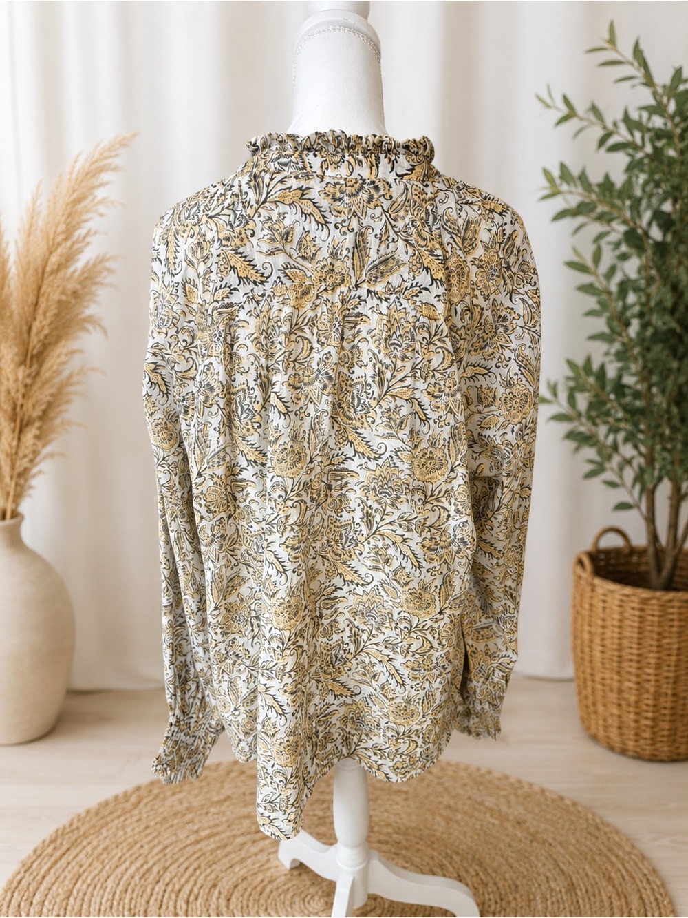 By Anthropologie Tie-Neck Peasant
Blouse - Picture 5 of 11
